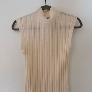 Merino Mock Neck Tank